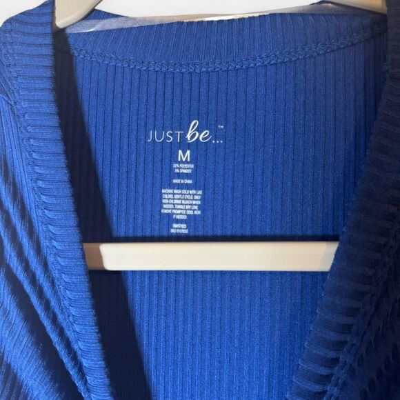 Just Be Blue Ribbed Tank Maxi Dress Size M - Picture 5 of 8